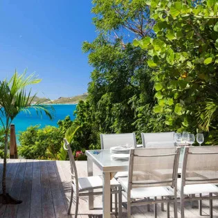  vacation rental photo St Barthelemy WV AUS Villa Mirande St Barts Villa AUSdek04 desktop SBP