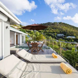  vacation rental photo St Barthelemy WV AUS Villa Mirande St Barts Villa AUSdek06 desktop