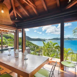  vacation rental photo St Barthelemy WV BAY Villa Bayugita St Barts Villa BAYdin01 desktop SBP