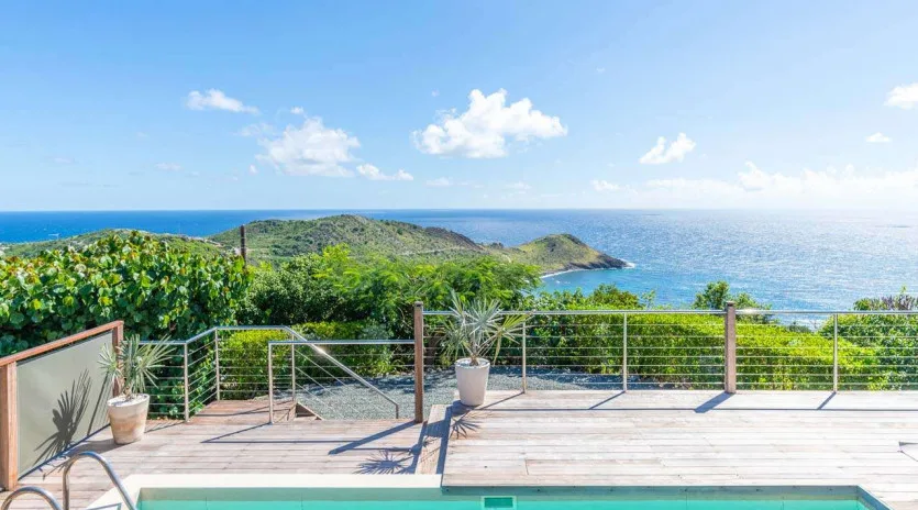  vacation rental photo St Barthelemy WV BEL Villa Magnifica St Barts Villa BELviw02 desktop