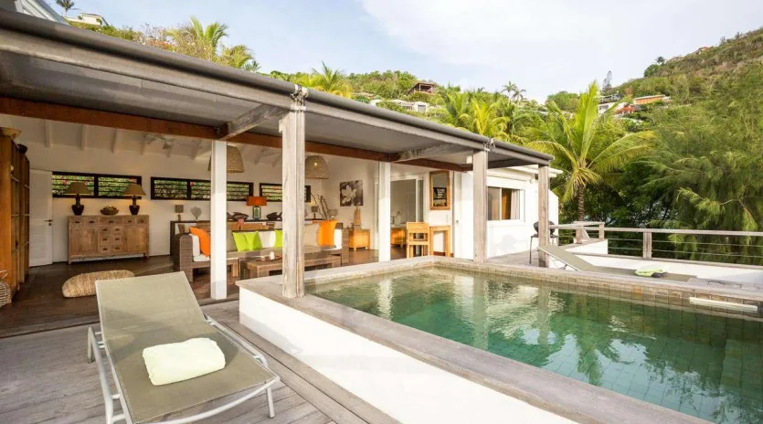  vacation rental photo St Barthelemy WV BOU Villa Phoenix St Barts Villa BOUdek01 desktop SBP