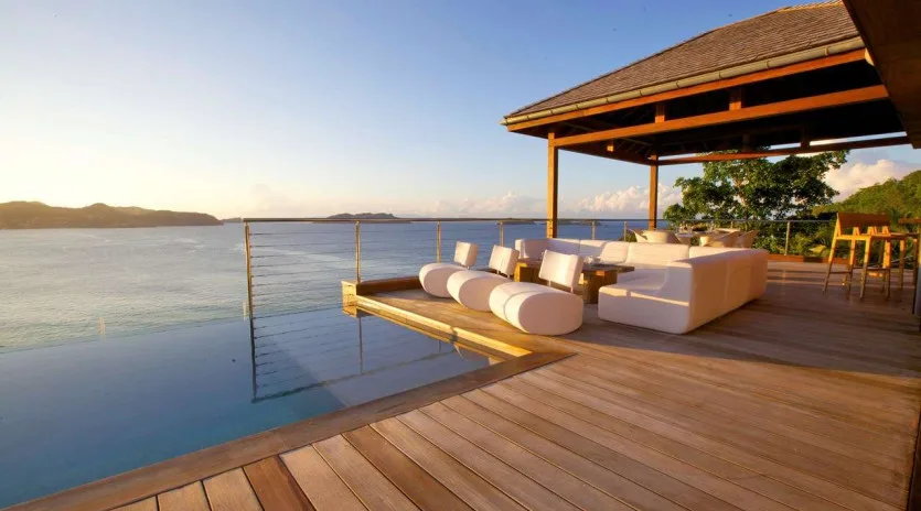  vacation rental photo St Barthelemy WV ELS Villa What Else St Barts Villa elsdek01 desktop SBP