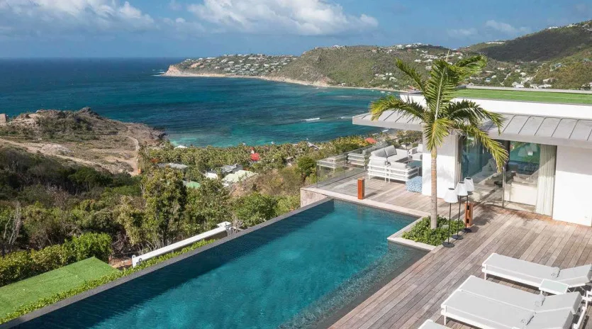  vacation rental photo St Barthelemy WV FEL Villa Felicita St Barts Villa FELaer01 desktop SBP