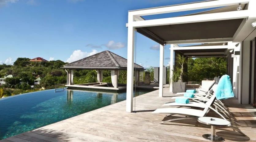  vacation rental photo St Barthelemy WV FLC Villa Fleur de Cactus St Barts Villa flcdek01 desktop SBP