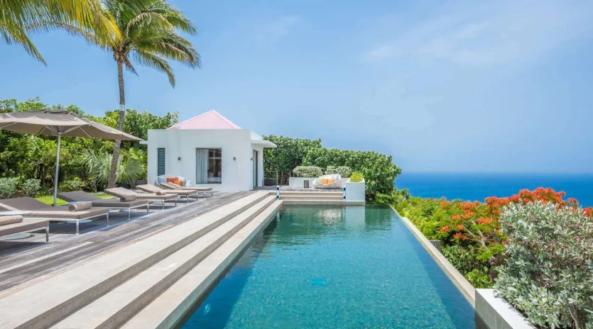  vacation rental photo St Barthelemy WV GEM Villa Palm Springs St Barts Villa GEMpol01 desktop SBP