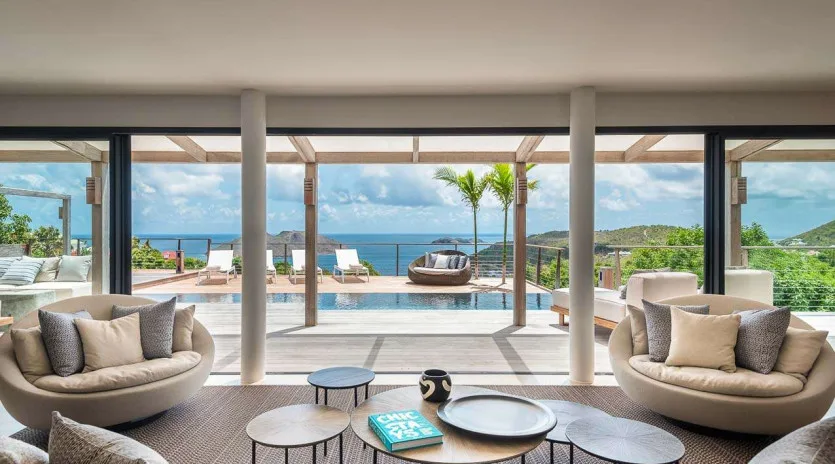  vacation rental photo St Barthelemy WV ONE Villa Casawapa St Barts Villa ONEliv01 desktop SBP