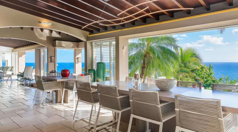 0 vacation rental photo St Barthelemy WV ACA Villa Acamar St Barts Villa ACAdin03 desktop
