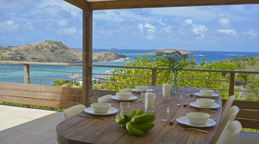 0 vacation rental photo St Barthelemy WV AJL Villa Lagon Jaune St Barts Villa AJLdin03 desktop