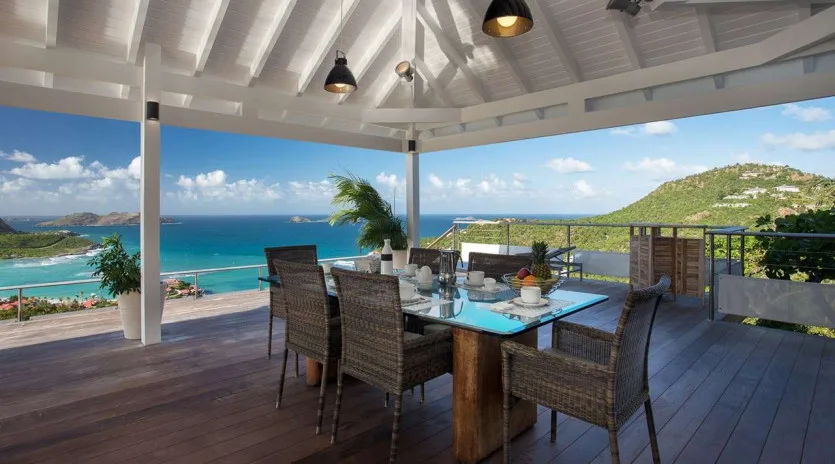 0 vacation rental photo St Barthelemy WV IEW Villa W View St Barts Villa iewdin01 desktop SBP