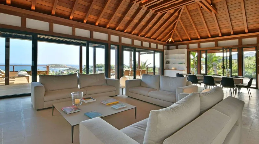 0 vacation rental photo St Barthelemy WV VUM Villa Villa Vue Mer St Barts Villa VUMliv02 desktop SBP