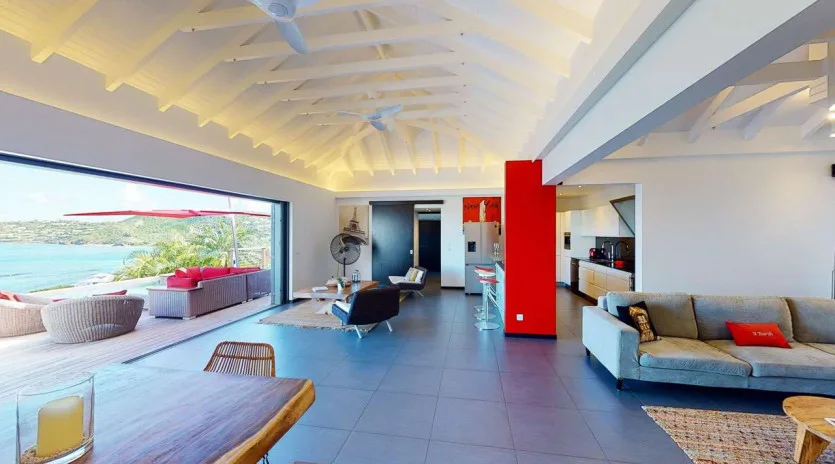 2 vacation rental photo St Barthelemy WV ITA Villa Nita St Barts Villa ITAliv03 desktop SBP