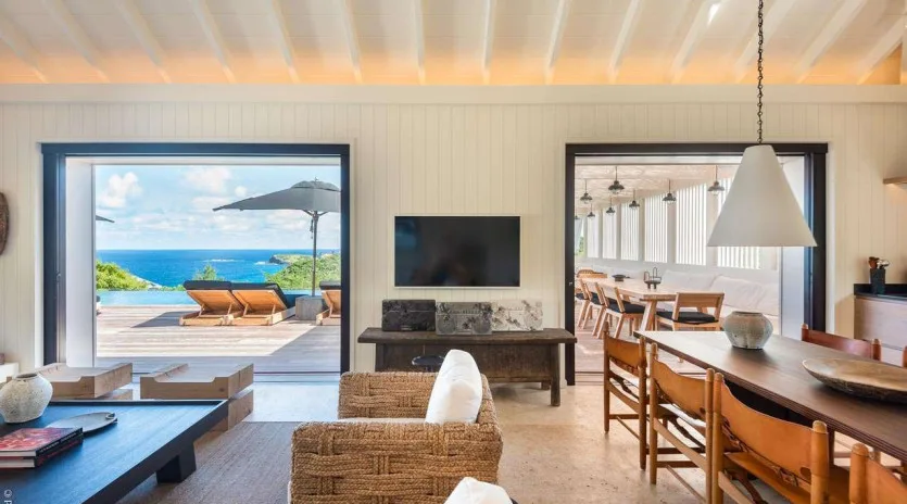 2 vacation rental photo St Barthelemy WV MNT Villa Casa Minotto St Barts Villa MNTliv02 desktop SBP