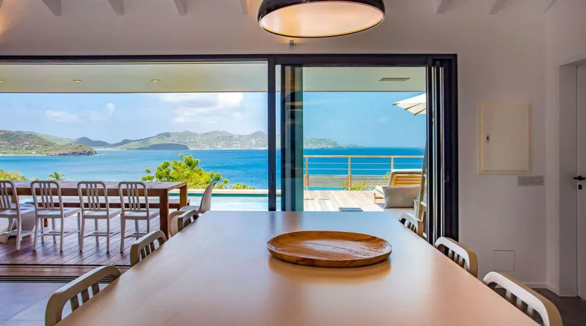 2 vacation rental photo St Barthelemy WV SUM Villa Summertime St Barts Villa sumdin01 desktop