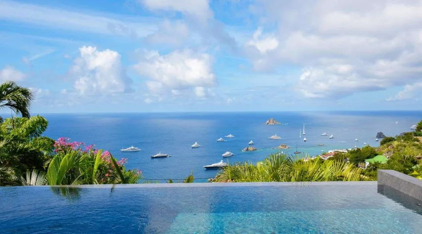 9 vacation rental photo St Barthelemy WV VLC Villa Vague Bleu St Barts Villa VLCviw02 desktop SBP