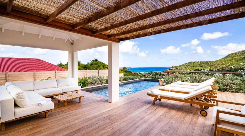  vacation rental photo St Barthelemy WV APE Villa Au Paille En Queue St Barts Villa APEter01 desktop