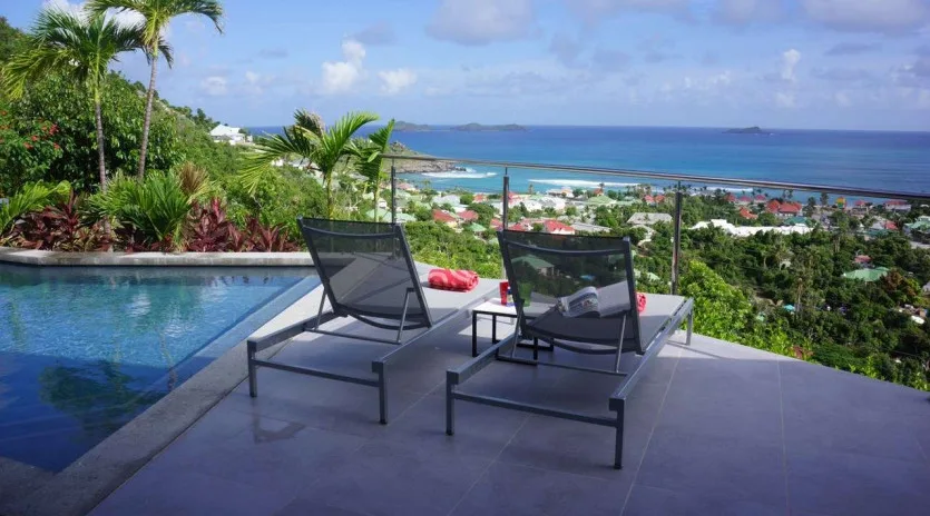  vacation rental photo St Barthelemy WV CLR Villa Claire St Barts Villa clrviw01 desktop