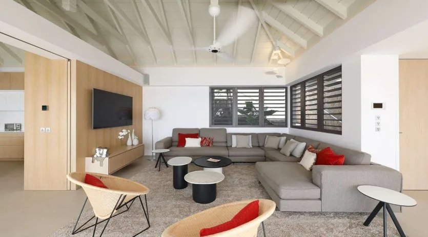  vacation rental photo St Barthelemy WV DZR Villa Dzir St Barts Villa dzrliv01 desktop SBP