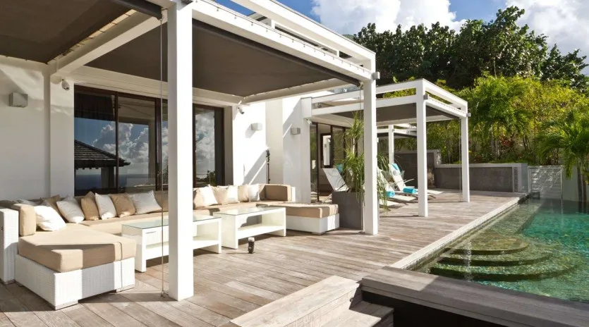  vacation rental photo St Barthelemy WV FLC Villa Fleur de Cactus St Barts Villa flcdek04 desktop SBP