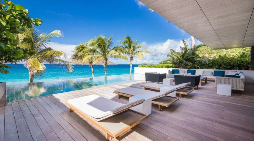  vacation rental photo St Barthelemy WV WAK Villa Wake Up St Barts Villa WAKdek02 desktop