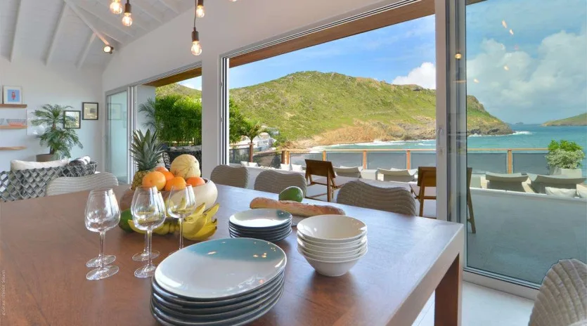  vacation rental photo St Barthelemy WV ABR Villa Pelican St Barts Villa abrdin03 desktop