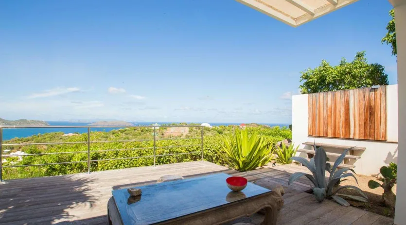  vacation rental photo St Barthelemy WV AGV Villa Ti Agave St Barts Villa agvdek03 desktop SBP