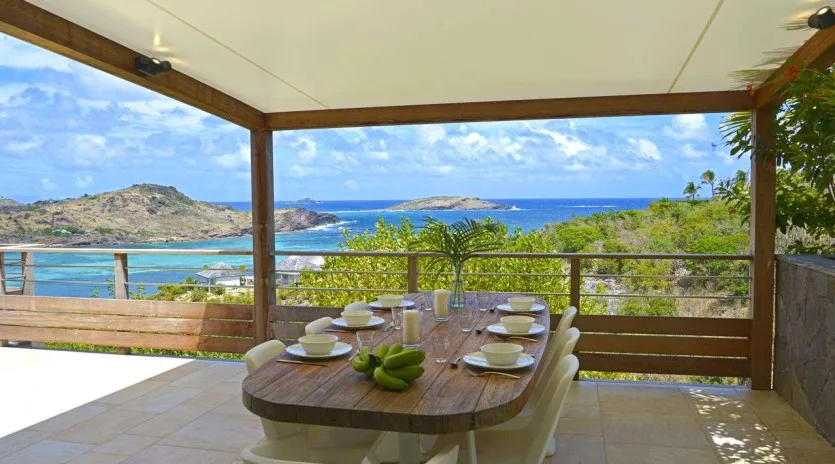  vacation rental photo St Barthelemy WV AJL Villa Lagon Jaune St Barts Villa AJLdin02 desktop