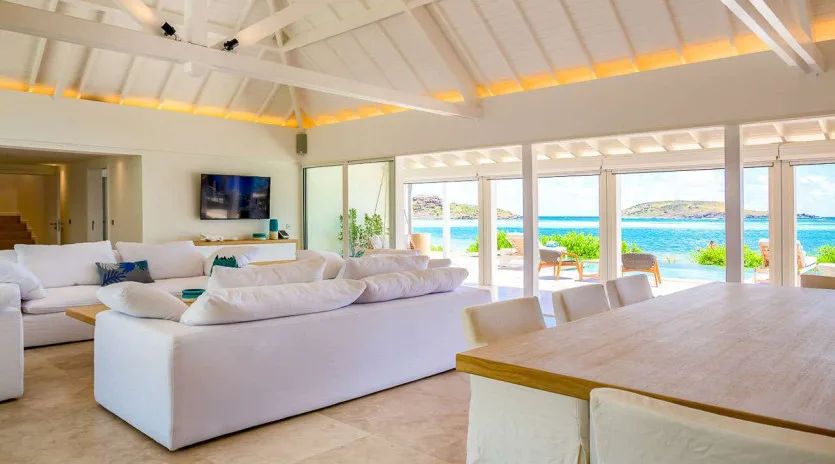  vacation rental photo St Barthelemy WV AQA Villa Aqua St Barts Villa AQAliv01 desktop SBP