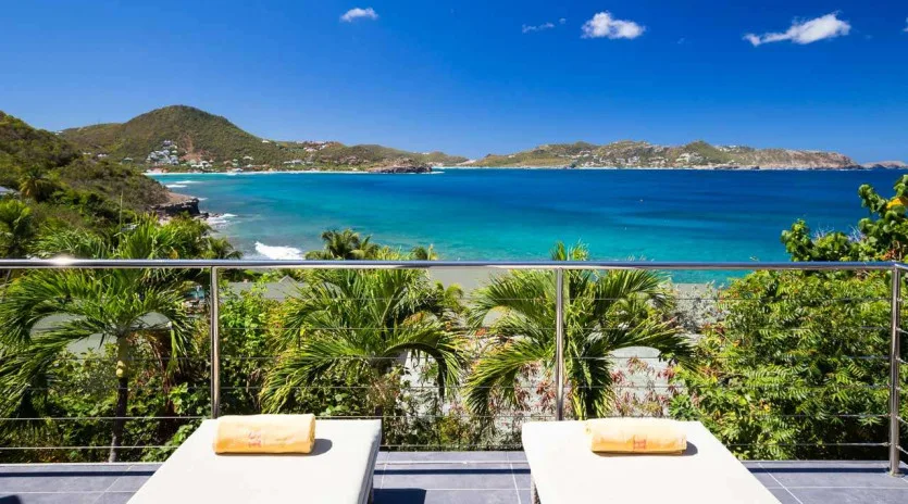  vacation rental photo St Barthelemy WV AUS Villa Mirande St Barts Villa AUSdek02 desktop SBP