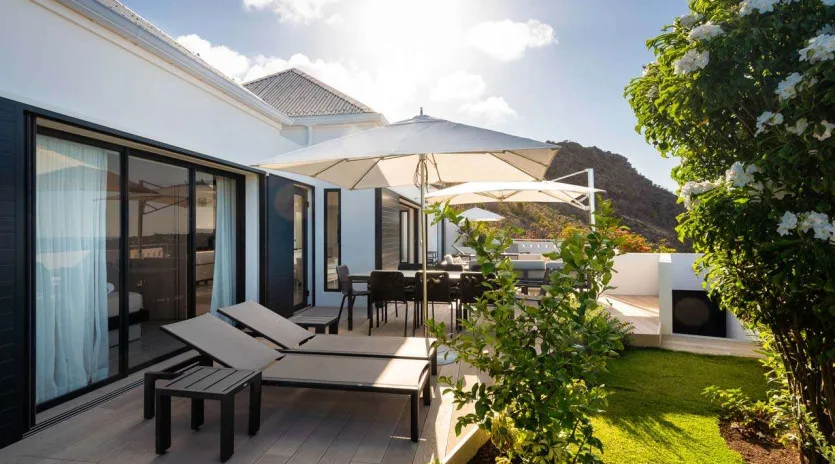  vacation rental photo St Barthelemy WV CIO Villa Iris St Barts Villa CIOdek02 desktop SBP