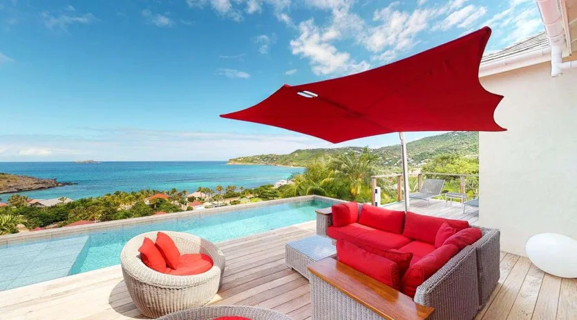  vacation rental photo St Barthelemy WV ITA Villa Nita St Barts Villa ITAdek02 desktop