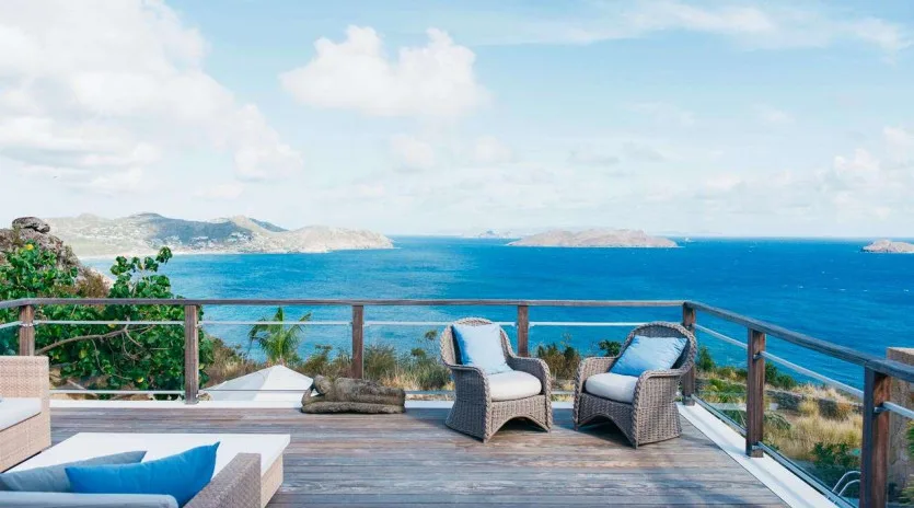  vacation rental photo St Barthelemy WV MRI Villa Marie St Barts Villa MRIdek05 desktop SBP