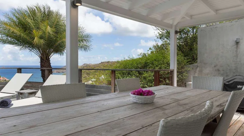  vacation rental photo St Barthelemy WV RIV Villa Rivendell St Barts Villa RIVdek03 desktop SBP
