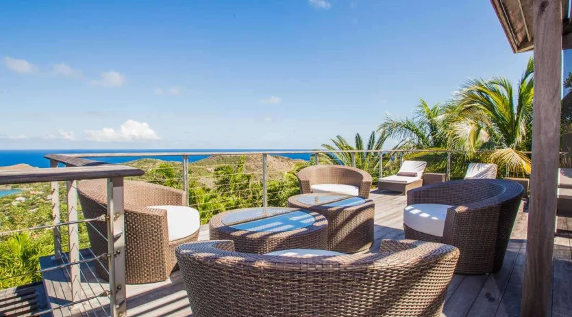  vacation rental photo St Barthelemy WV TIG Villa Casa Tigre St Barts Villa tigdek03 desktop