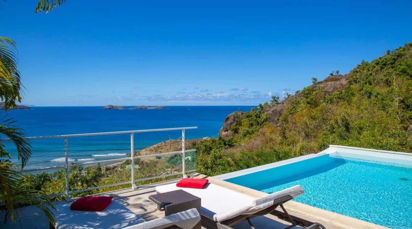  vacation rental photo St Barthelemy WV TOR Villa La Tortue St Barts Villa TORpat02 desktop SBP