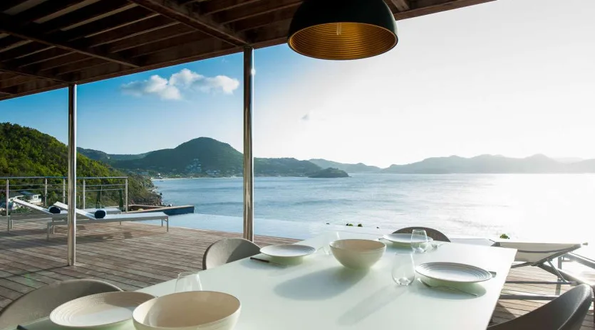  vacation rental photo St Barthelemy WV VPM Villa Pointe Milou St Barts Villa vpmdin01 desktop SBP