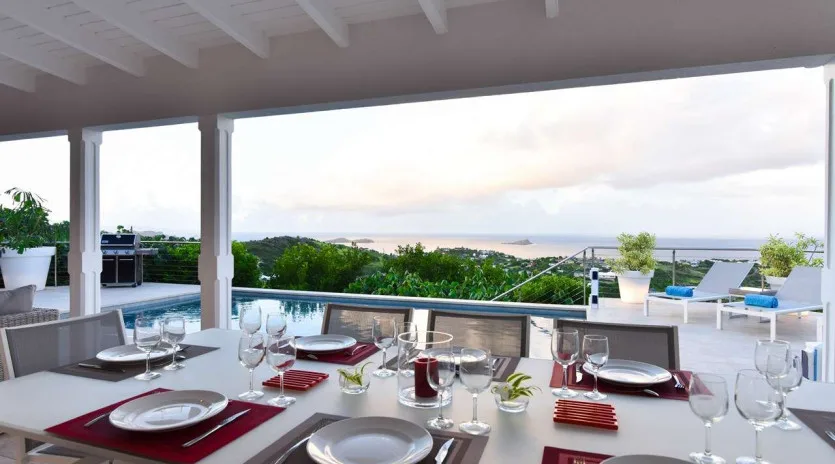  vacation rental photo St Barthelemy WV ACR Villa Au Coeur du Rocher St Barts Villa ACRter04 desktop SBP