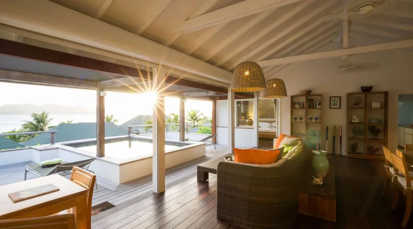  vacation rental photo St Barthelemy WV BOU Villa Phoenix St Barts Villa BOUliv03 desktop SBP
