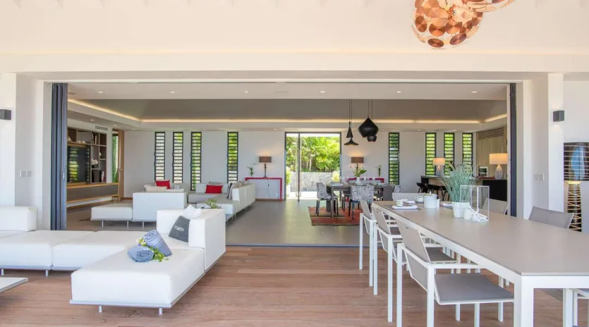  vacation rental photo St Barthelemy WV BST Villa Bastide St Barts Villa BSTliv03 desktop SBP