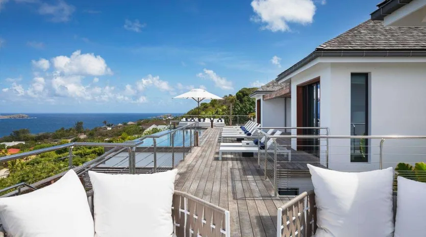  vacation rental photo St Barthelemy WV CAA Villa Cap Azul St Barts Villa CAAdek02 desktop