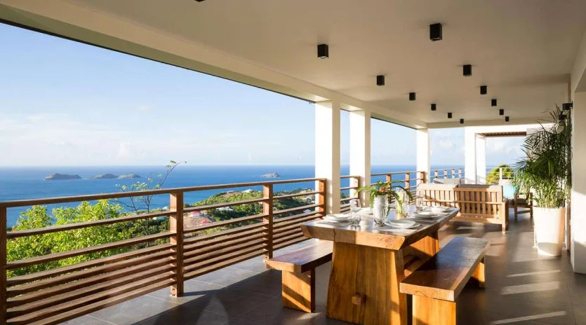  vacation rental photo St Barthelemy WV CLM Villa  St Barts Villa clmter08 desktop SBP