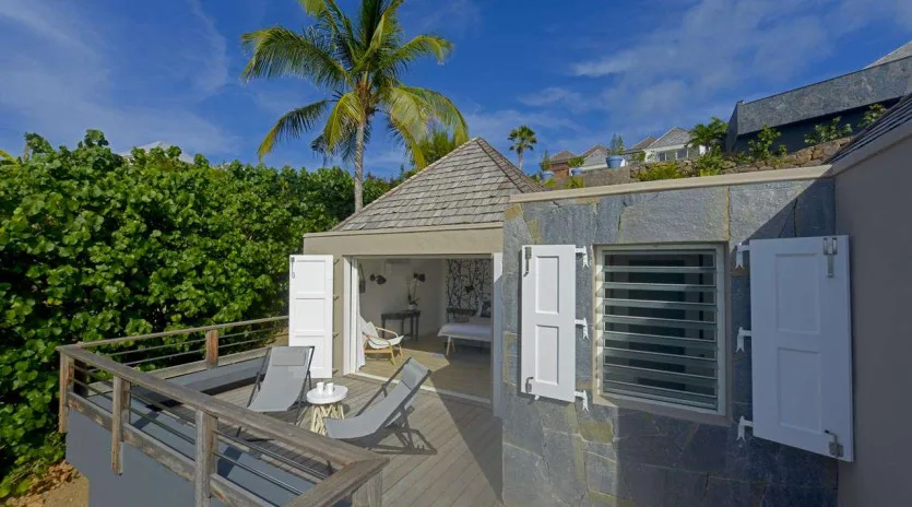  vacation rental photo St Barthelemy WV LAR Villa Lagon Rose St Barts Villa LARdek06 desktop SBP