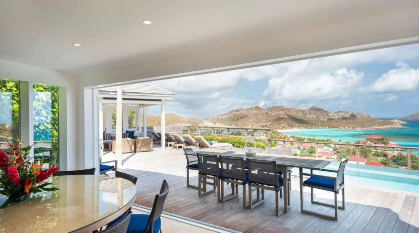  vacation rental photo St Barthelemy WV RIG Villa Villa Romana St Barts Villa RIGdin01 desktop SBP
