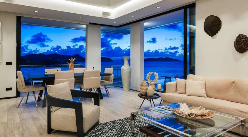  vacation rental photo St Barthelemy WV TAR Villa Star St Barts Villa TARliv01 desktop SBP