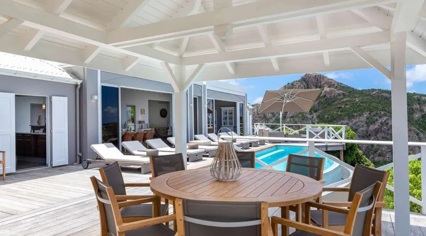  vacation rental photo St Barthelemy WV ZTS Villa Zetes St Barts Villa ztsdek01 desktop