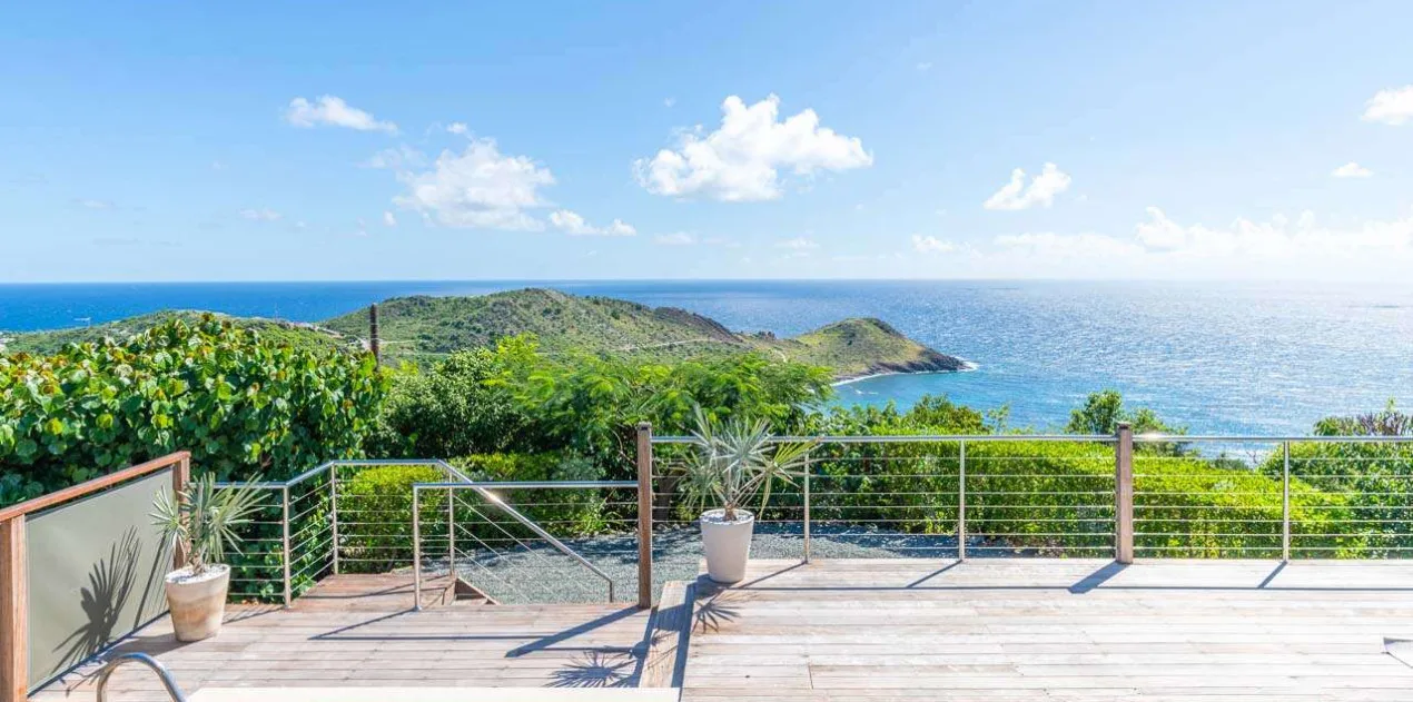 vacation rental photo St Barthelemy WV BEL Villa Magnifica St Barts Villa BELviw02 desktop SBP