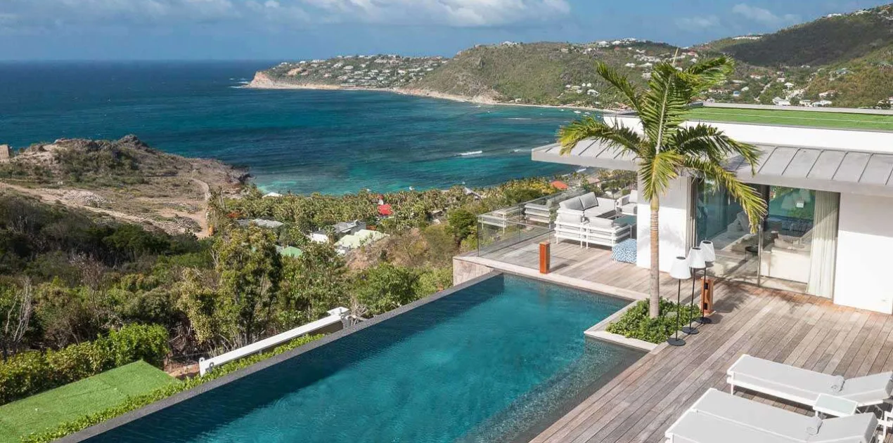 vacation rental photo St Barthelemy WV FEL Villa Felicita St Barts Villa FELaer01 desktop SBP