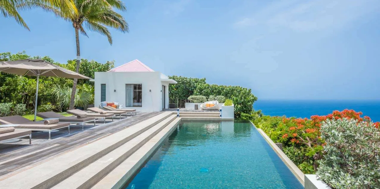 vacation rental photo St Barthelemy WV GEM Villa Palm Springs St Barts Villa GEMpol01 desktop SBP