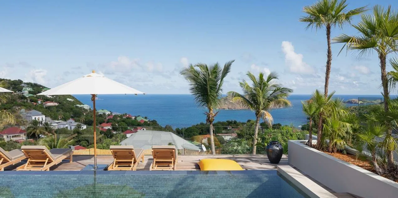 vacation rental photo St Barthelemy WV LEP Villa Les Palmes St Barts Villa LEPpol04 desktop