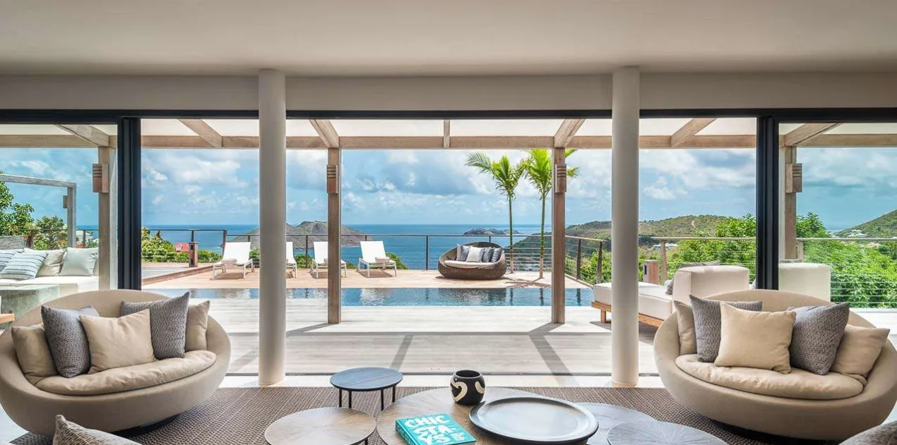 vacation rental photo St Barthelemy WV ONE Villa Casawapa St Barts Villa ONEliv01 desktop SBP
