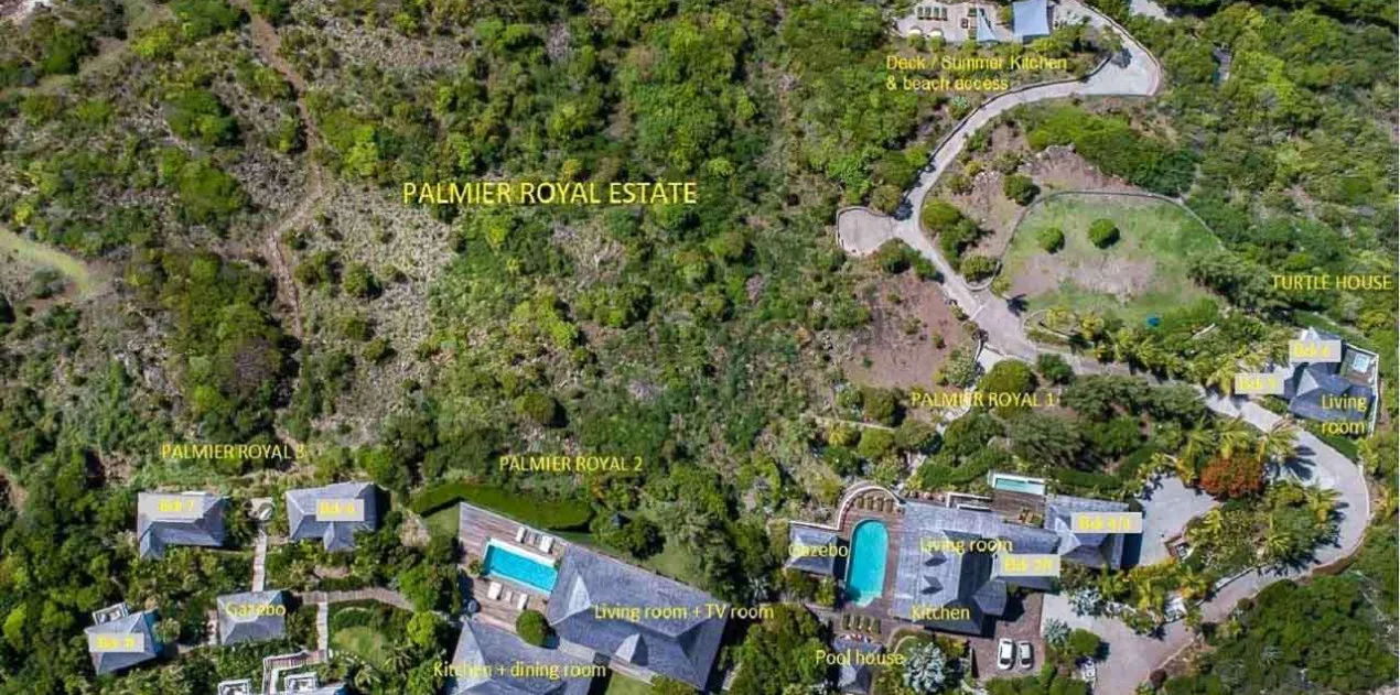 vacation rental photo St Barthelemy WV PRT Villa Palmier Royale Two St Barts Villa PRTaer02 desktop